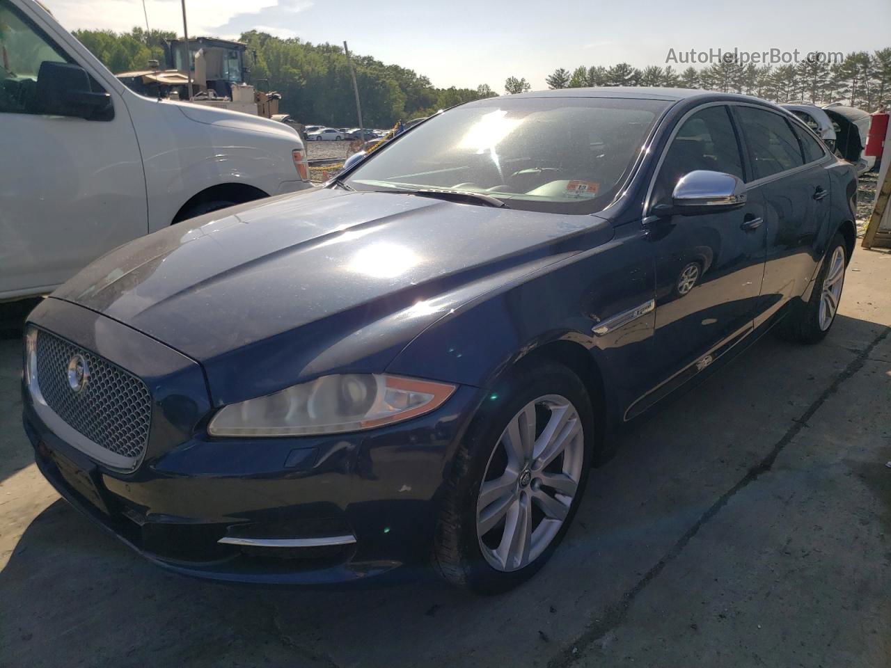 2013 Jaguar Xjl Portfolio Blue vin: SAJWA2GB4DLV43870