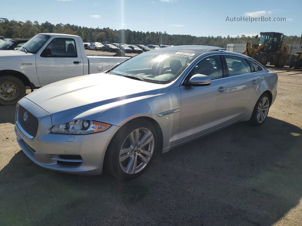 2013 Jaguar Xjl Portfolio Silver vin: SAJWA2GB4DLV46610