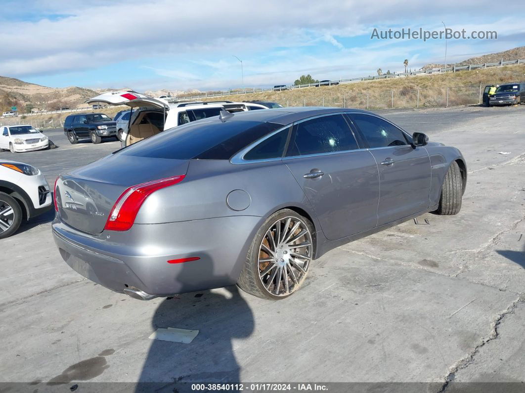 2013 Jaguar Xj Xjl Portfolio Silver vin: SAJWA2GB5DLV42386