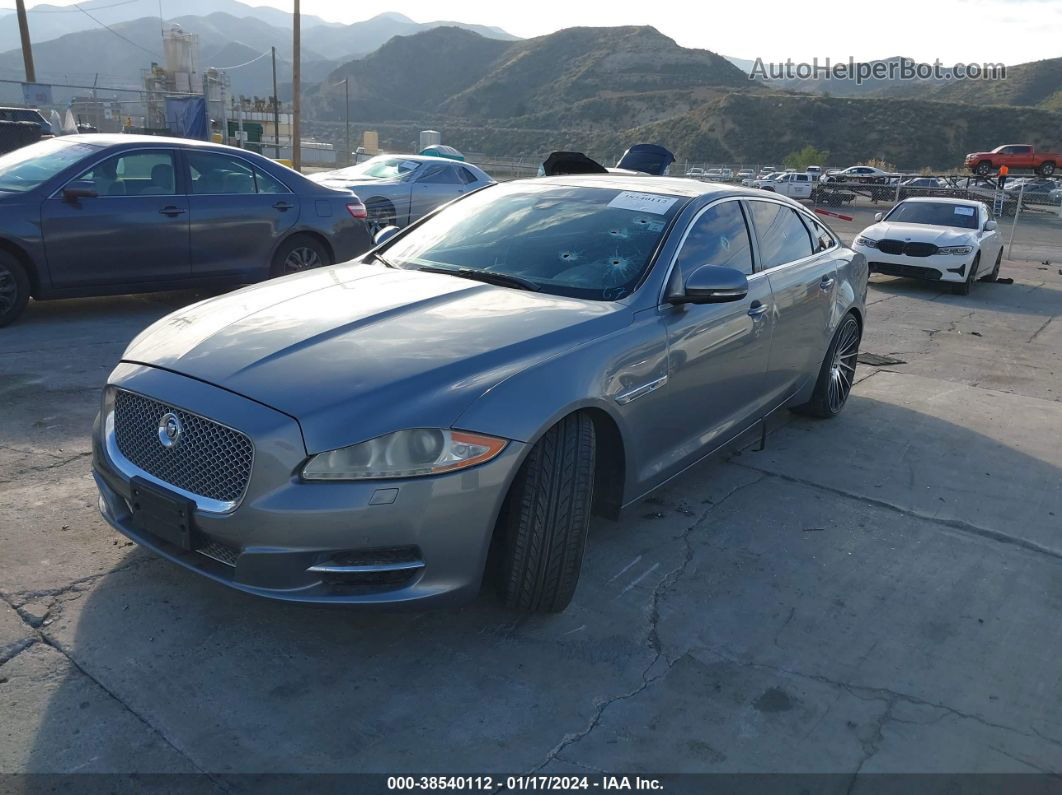 2013 Jaguar Xj Xjl Portfolio Silver vin: SAJWA2GB5DLV42386