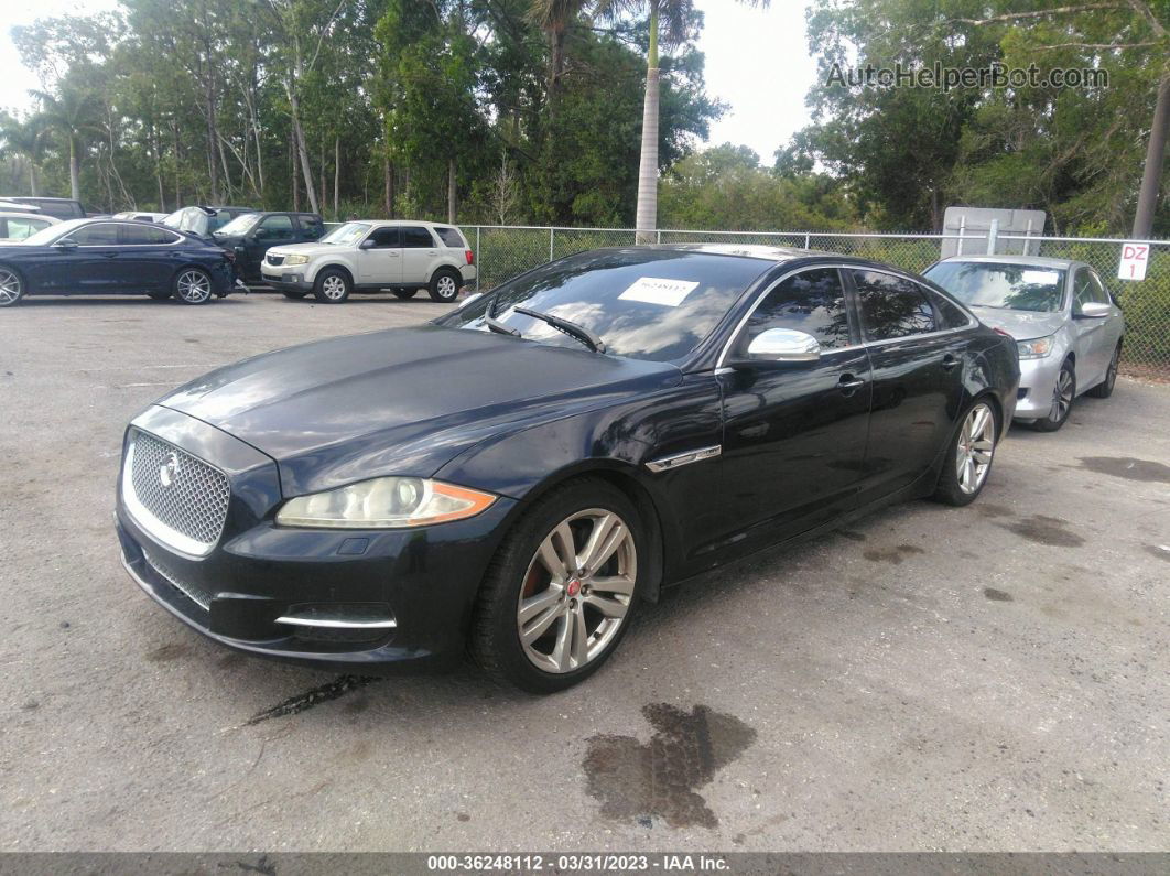 2012 Jaguar Xj Xjl Темно-синий vin: SAJWA2GB8CLV27248