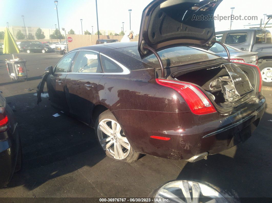 2013 Jaguar Xj Xjl Portfolio Бордовый vin: SAJWA2GB9DLV46098