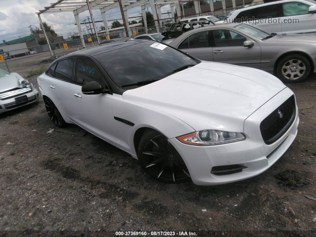 2013 Jaguar Xj Xjl Supercharged White vin: SAJWA2GE6DMV46516