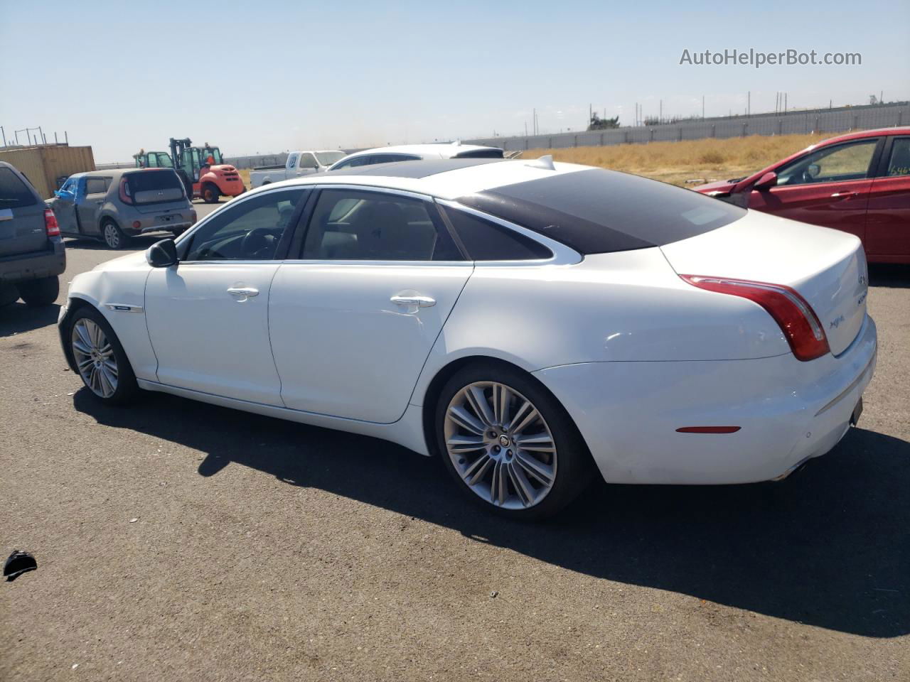 2013 Jaguar Xjl Supercharged White vin: SAJWA2GEXDMV42940