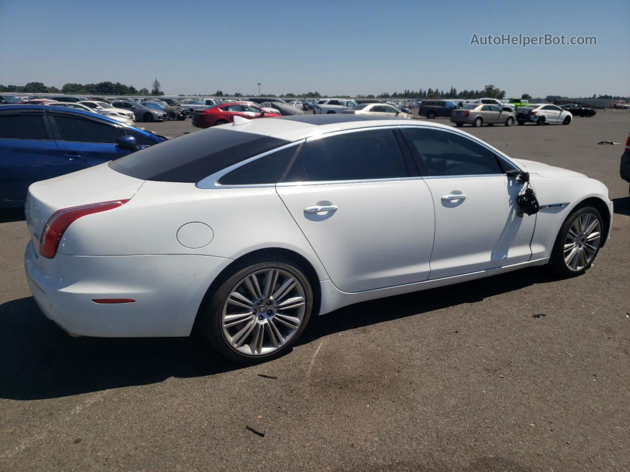 2013 Jaguar Xjl Supercharged White vin: SAJWA2GEXDMV42940