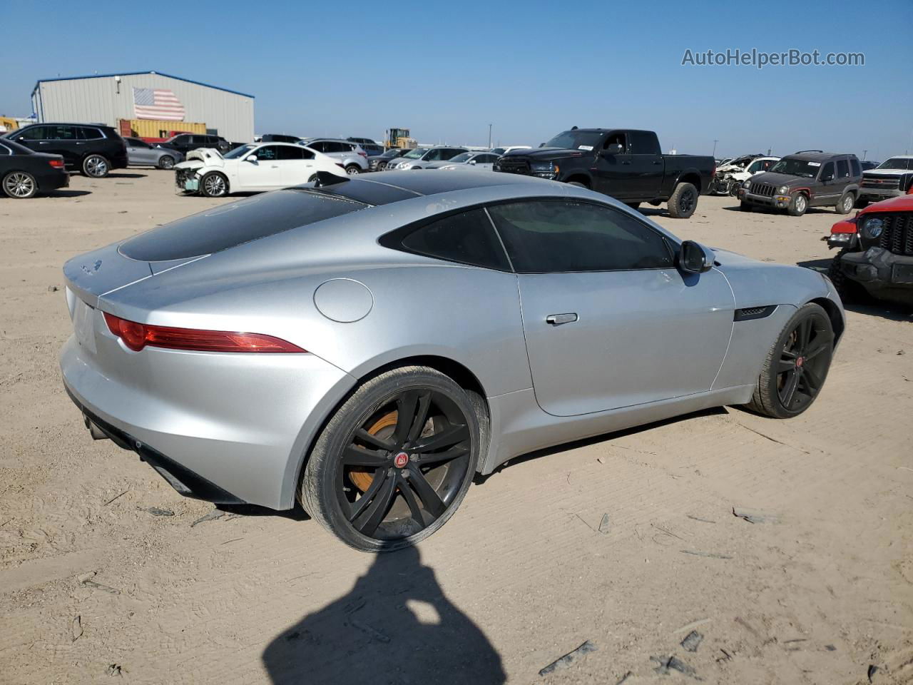 2016 Jaguar F-type  Silver vin: SAJWA6AT2G8K29862