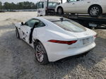 2016 Jaguar F-type  White vin: SAJWA6AT3G8K25075