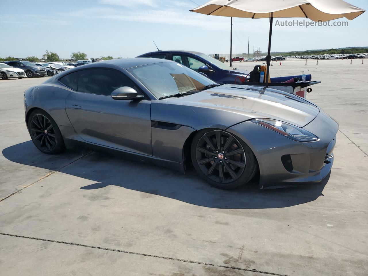 2016 Jaguar F-type  Gray vin: SAJWA6AT6G8K31601