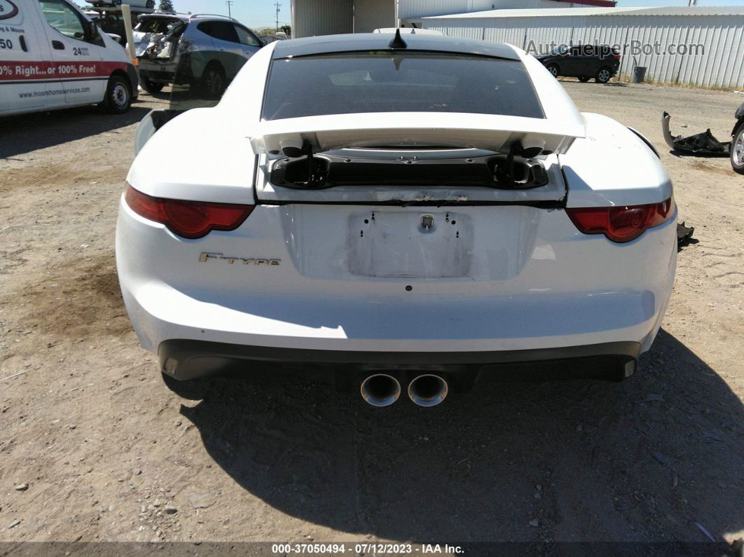 2016 Jaguar F-type White vin: SAJWA6AT7G8K30036