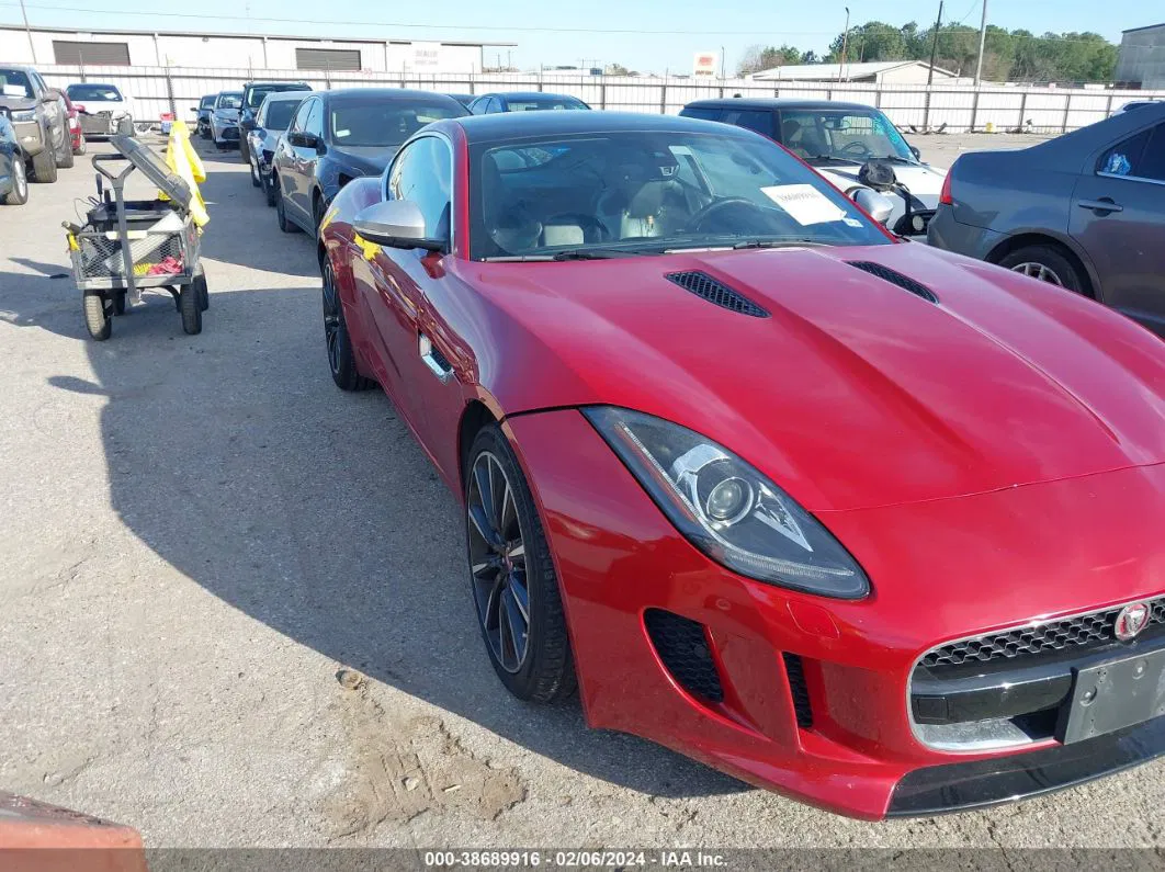 2016 Jaguar F-type S Burgundy vin: SAJWA6BU0G8K22416