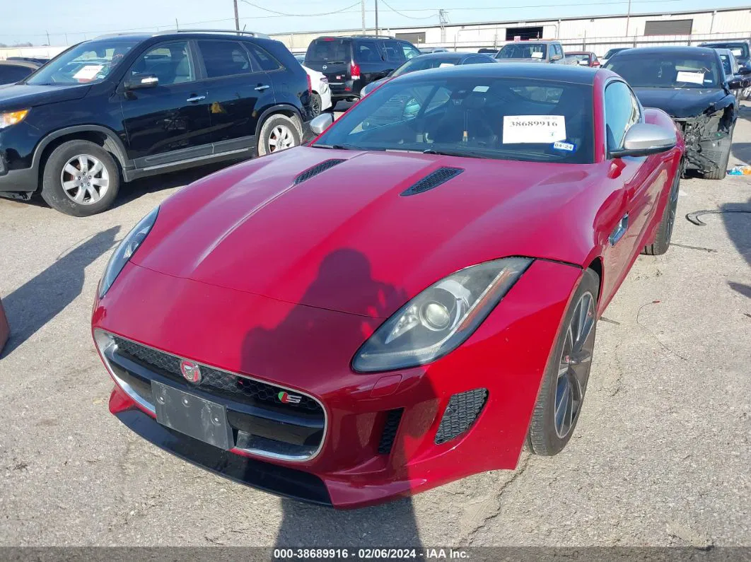 2016 Jaguar F-type S Burgundy vin: SAJWA6BU0G8K22416