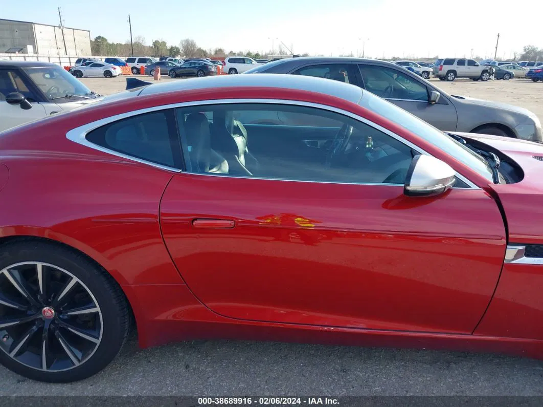 2016 Jaguar F-type S Burgundy vin: SAJWA6BU0G8K22416