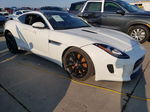 2016 Jaguar F-type S White vin: SAJWA6BU1G8K23770