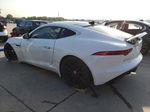 2016 Jaguar F-type S White vin: SAJWA6BU1G8K23770