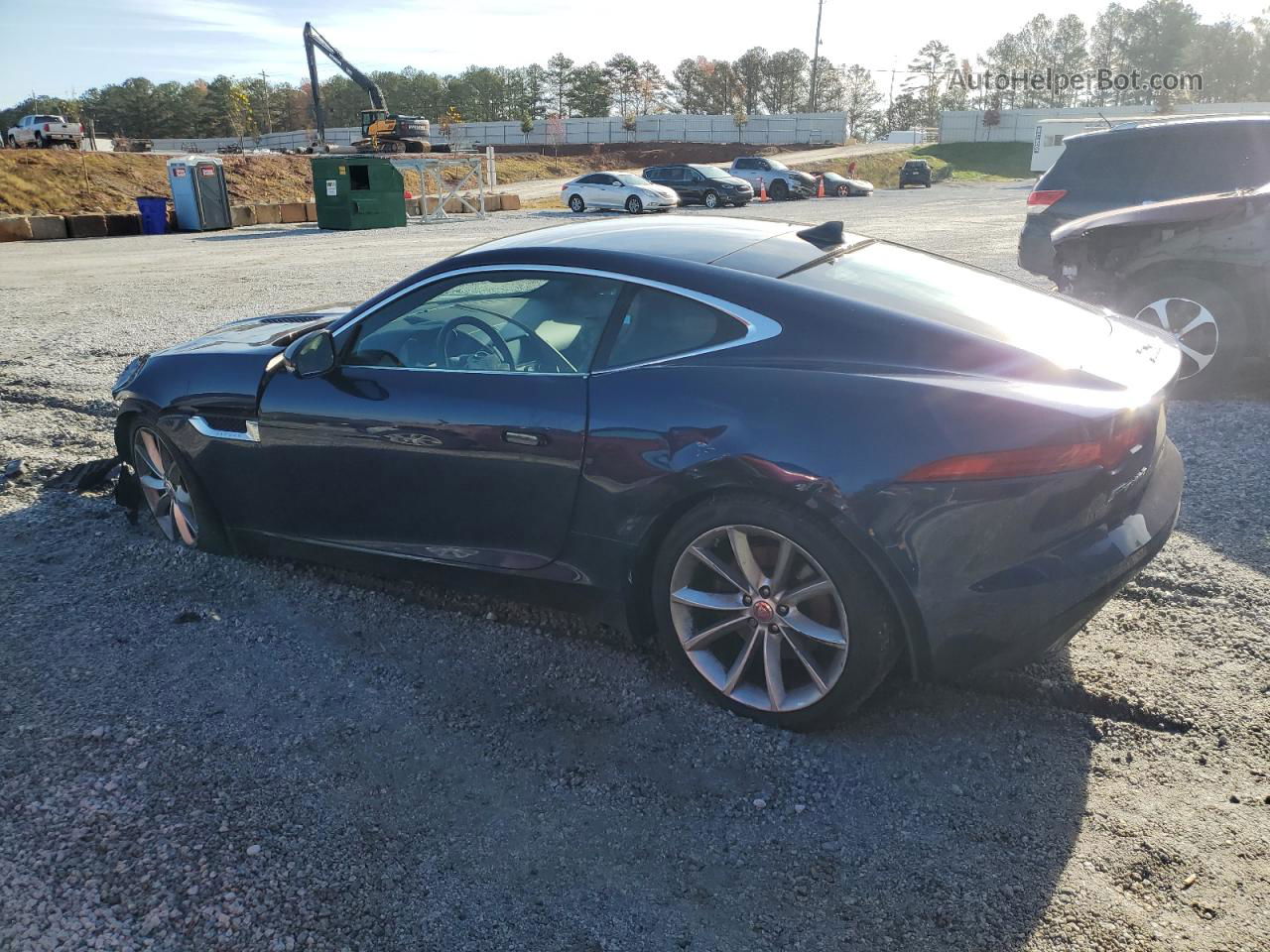 2016 Jaguar F-type S Blue vin: SAJWA6BU5G8K34531