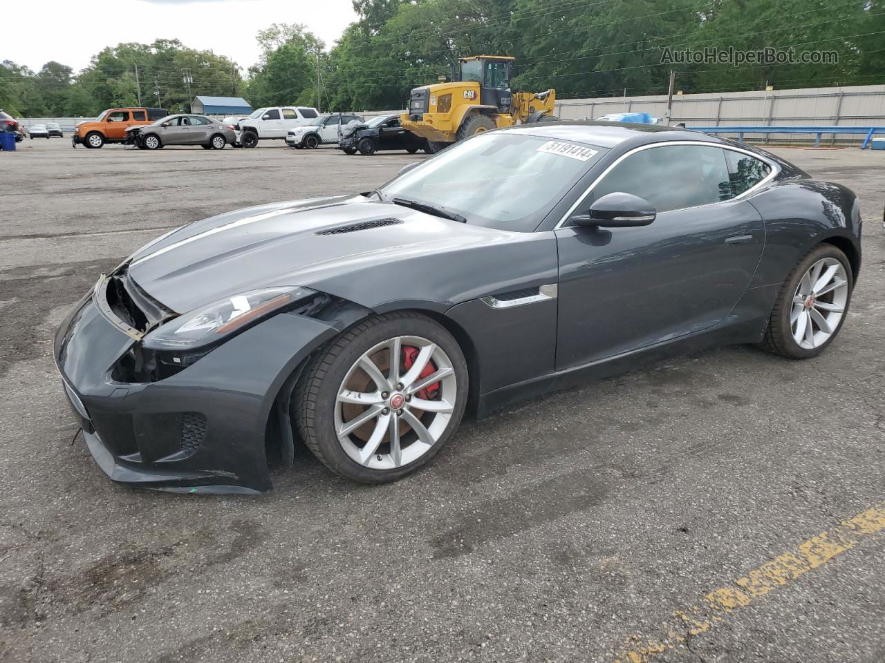 2016 Jaguar F-type S Gray vin: SAJWA6BU7G8K30433