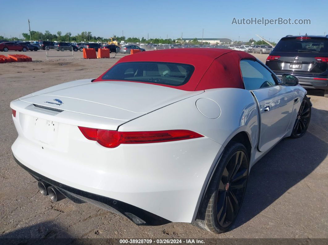 2016 Jaguar F-type S Белый vin: SAJWA6FU6G8K35066