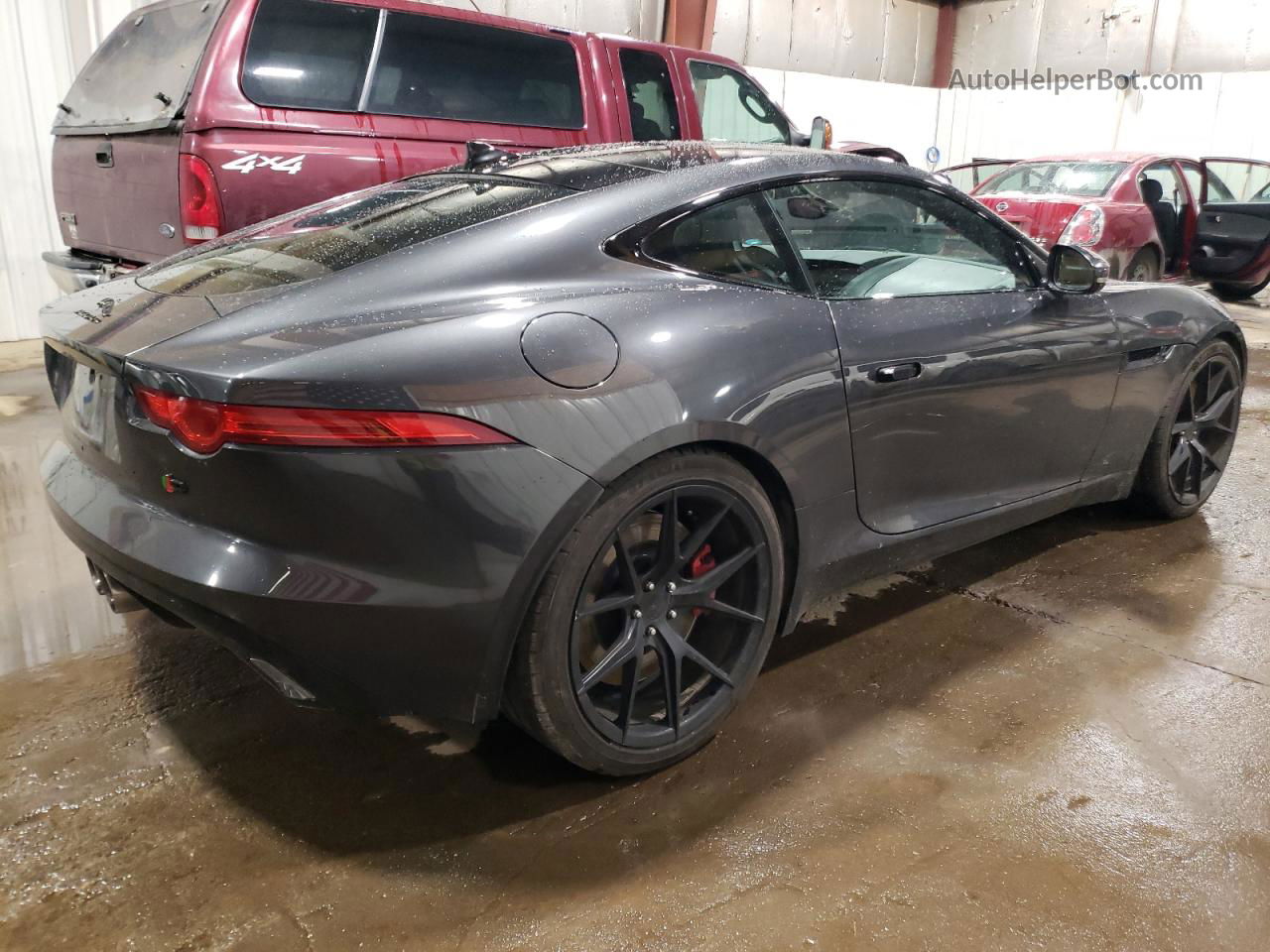 2016 Jaguar F-type S Gray vin: SAJWB6BC3G8K29039