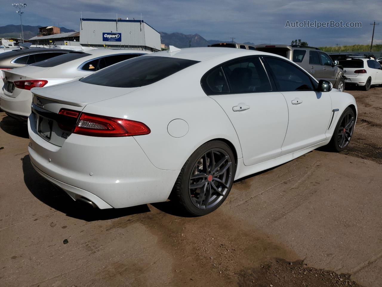 2015 Jaguar Xf 3.0 Sport Awd White vin: SAJWJ0FF1F8U39951