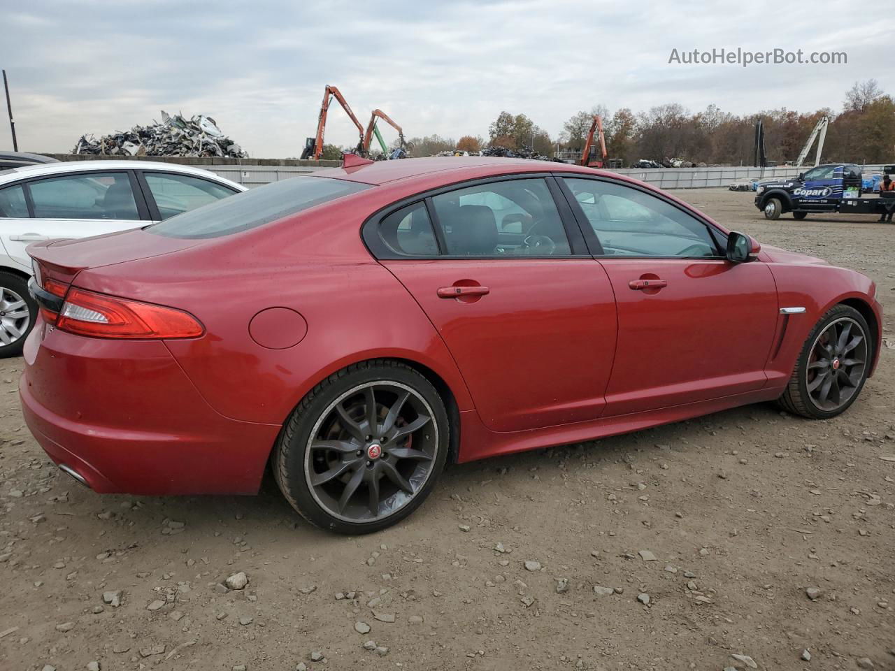 2015 Jaguar Xf 3.0 Sport Awd Red vin: SAJWJ0FF1F8U49458