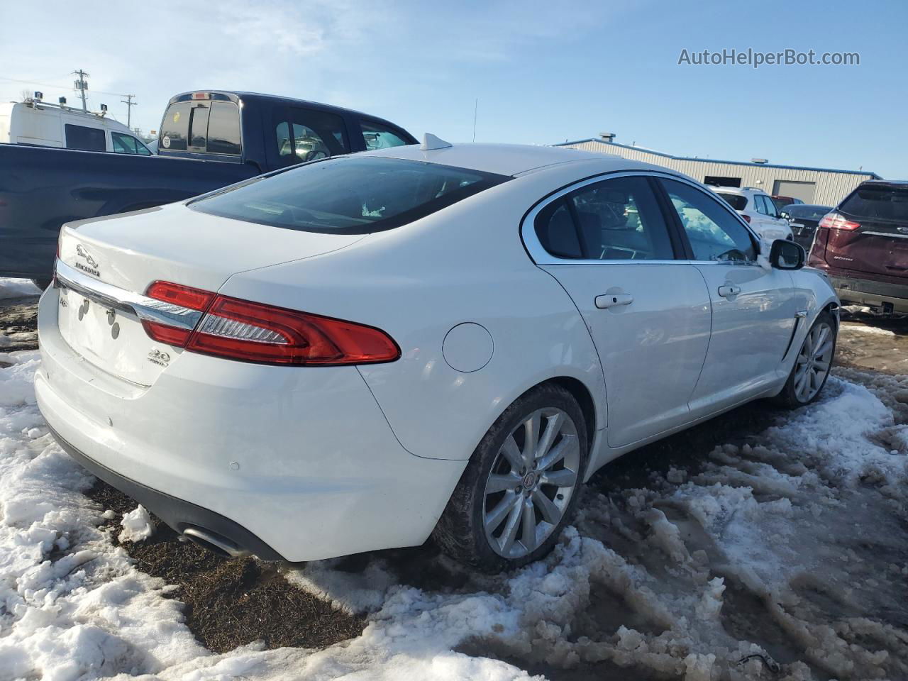 2015 Jaguar Xf 3.0 Sport Awd Белый vin: SAJWJ0FF2F8U71825