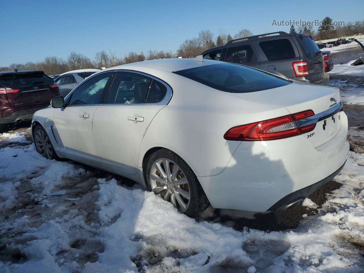 2015 Jaguar Xf 3.0 Sport Awd White vin: SAJWJ0FF2F8U71825