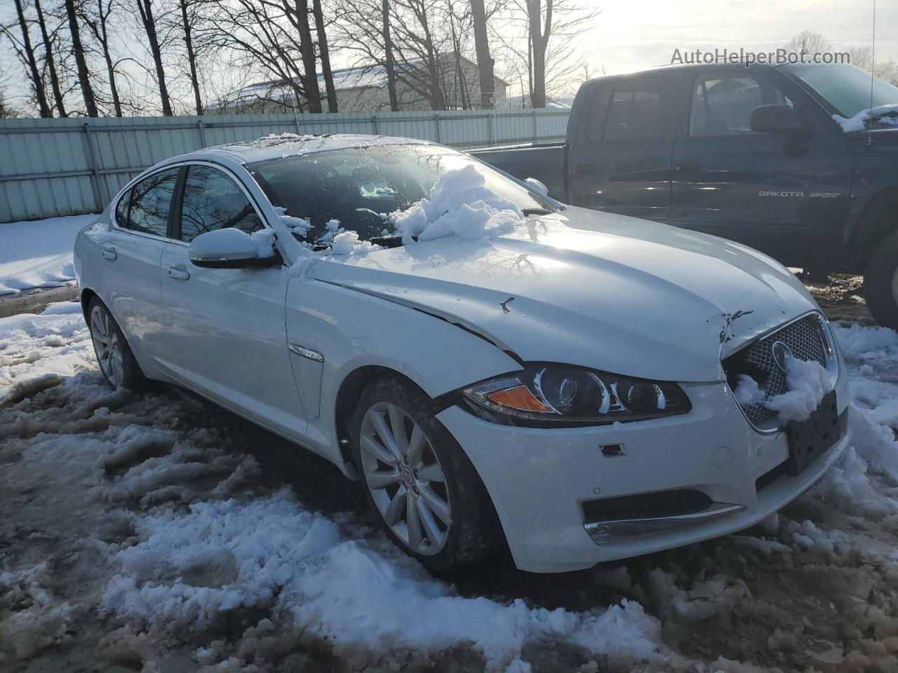 2015 Jaguar Xf 3.0 Sport Awd White vin: SAJWJ0FF2F8U71825