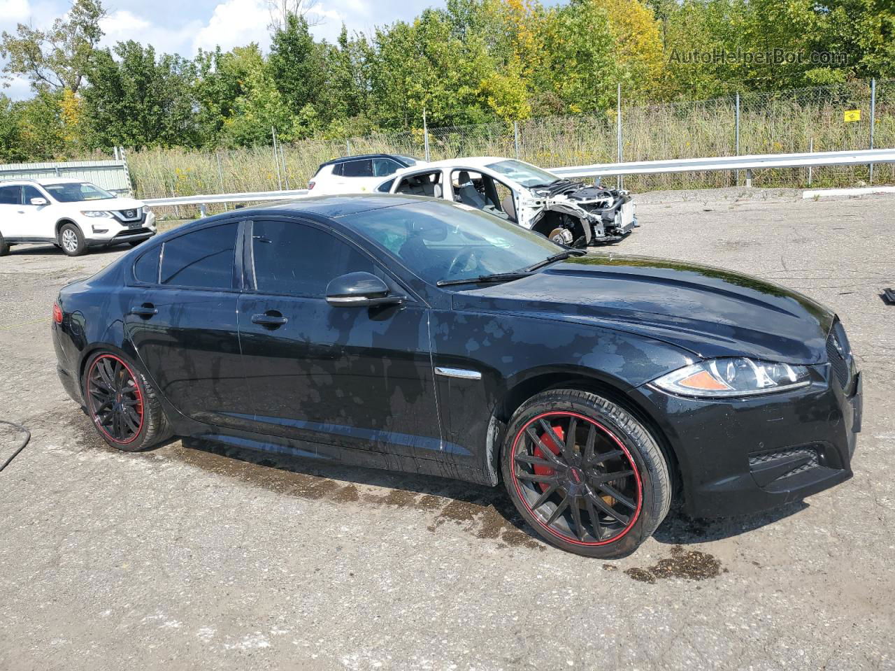 2015 Jaguar Xf 3.0 Sport Awd Black vin: SAJWJ0FF3F8U70425