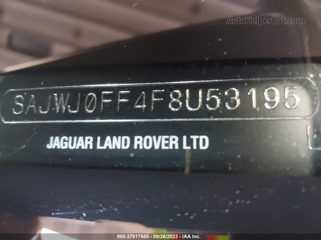2015 Jaguar Xf 3.0 Portfolio/3.0 Sport Black vin: SAJWJ0FF4F8U53195