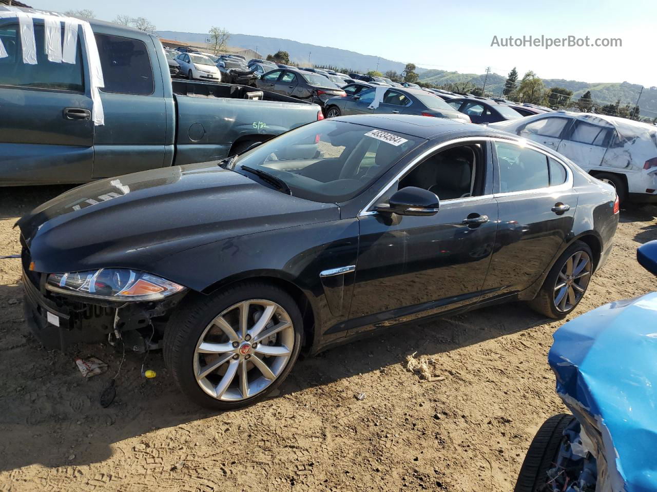 2015 Jaguar Xf 3.0 Sport Awd Black vin: SAJWJ0FF4F8U60809