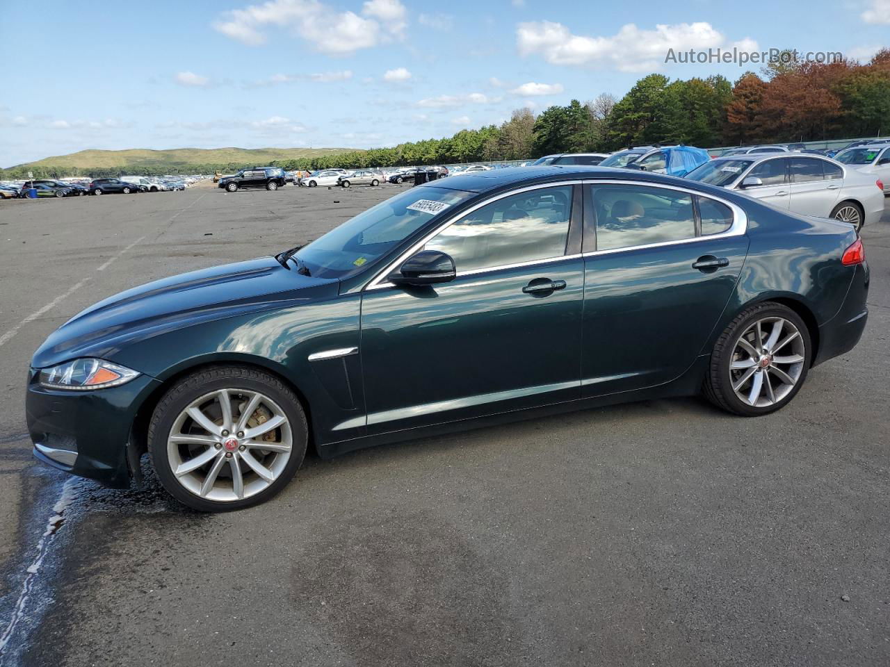 2015 Jaguar Xf 3.0 Sport Awd Green vin: SAJWJ0FF4F8U62964