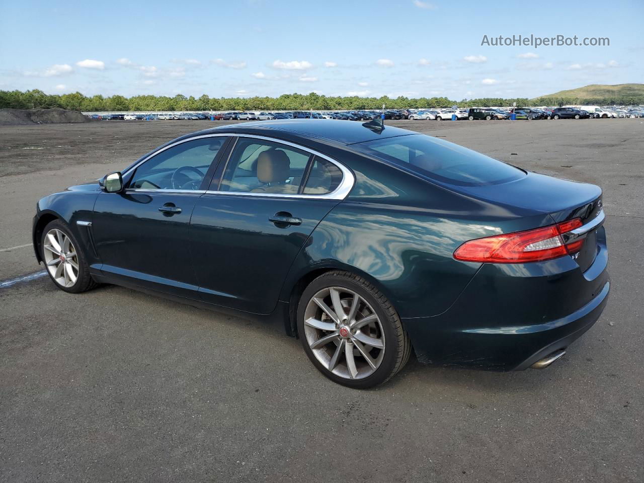 2015 Jaguar Xf 3.0 Sport Awd Зеленый vin: SAJWJ0FF4F8U62964