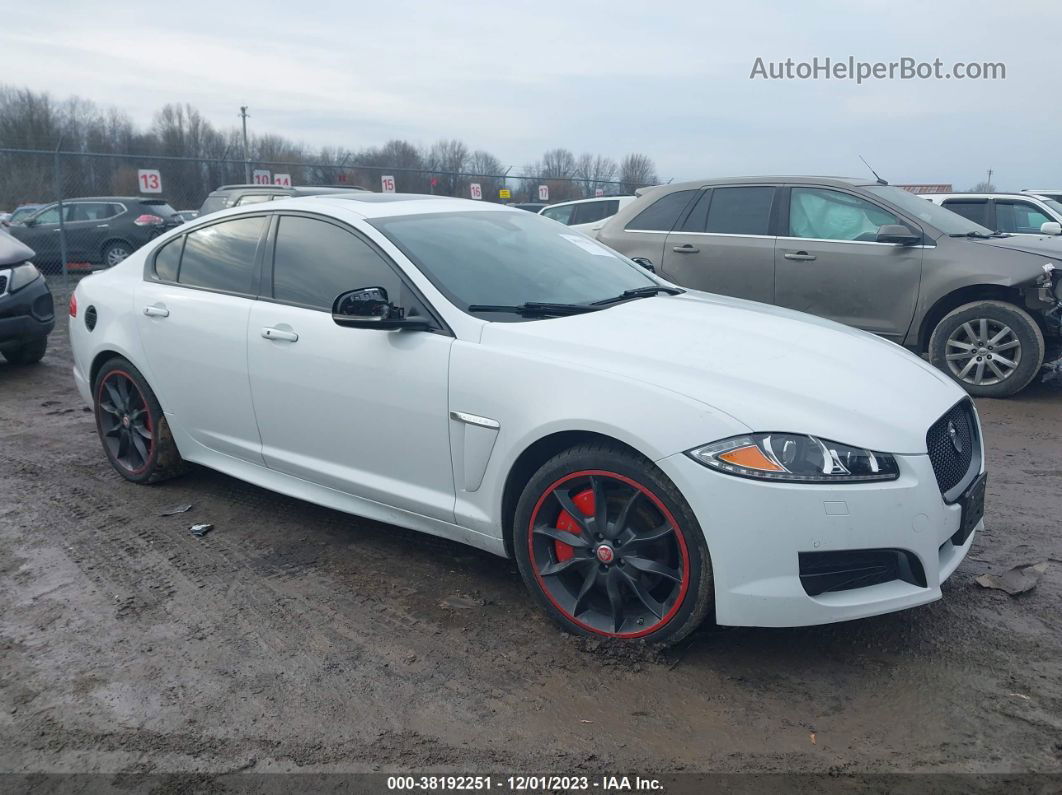 2015 Jaguar Xf   White vin: SAJWJ0FF8F8U47514