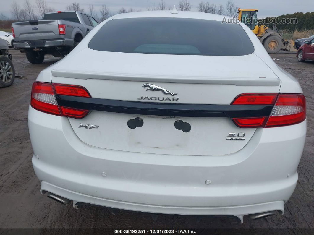 2015 Jaguar Xf   White vin: SAJWJ0FF8F8U47514