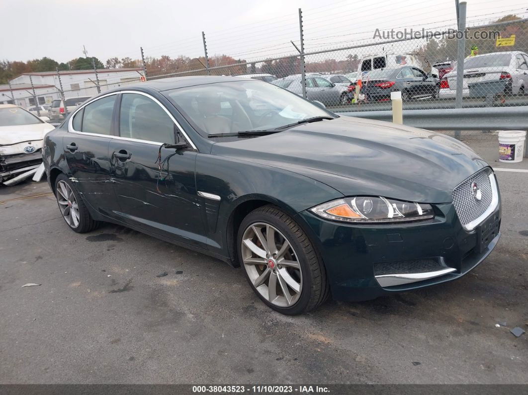 2015 Jaguar Xf 3.0 Portfolio/3.0 Sport Зеленый vin: SAJWJ0FF8F8U76611