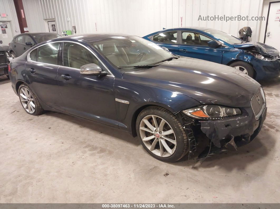 2015 Jaguar Xf V6 Blue vin: SAJWJ0FF9F8U67755