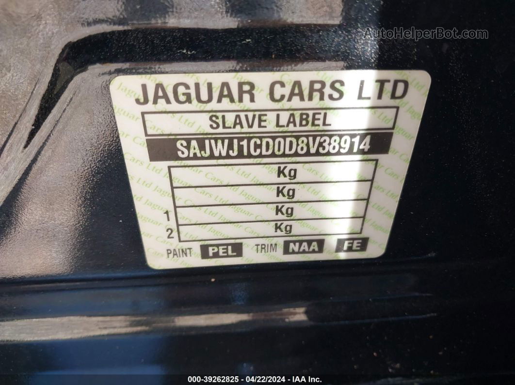 2013 Jaguar Xj   Black vin: SAJWJ1CD0D8V38914