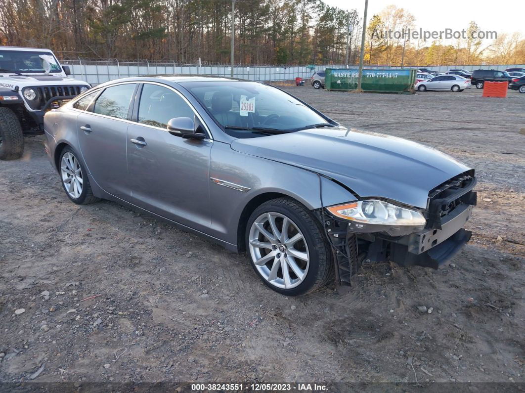 2013 Jaguar Xj Silver vin: SAJWJ1CD3D8V51060