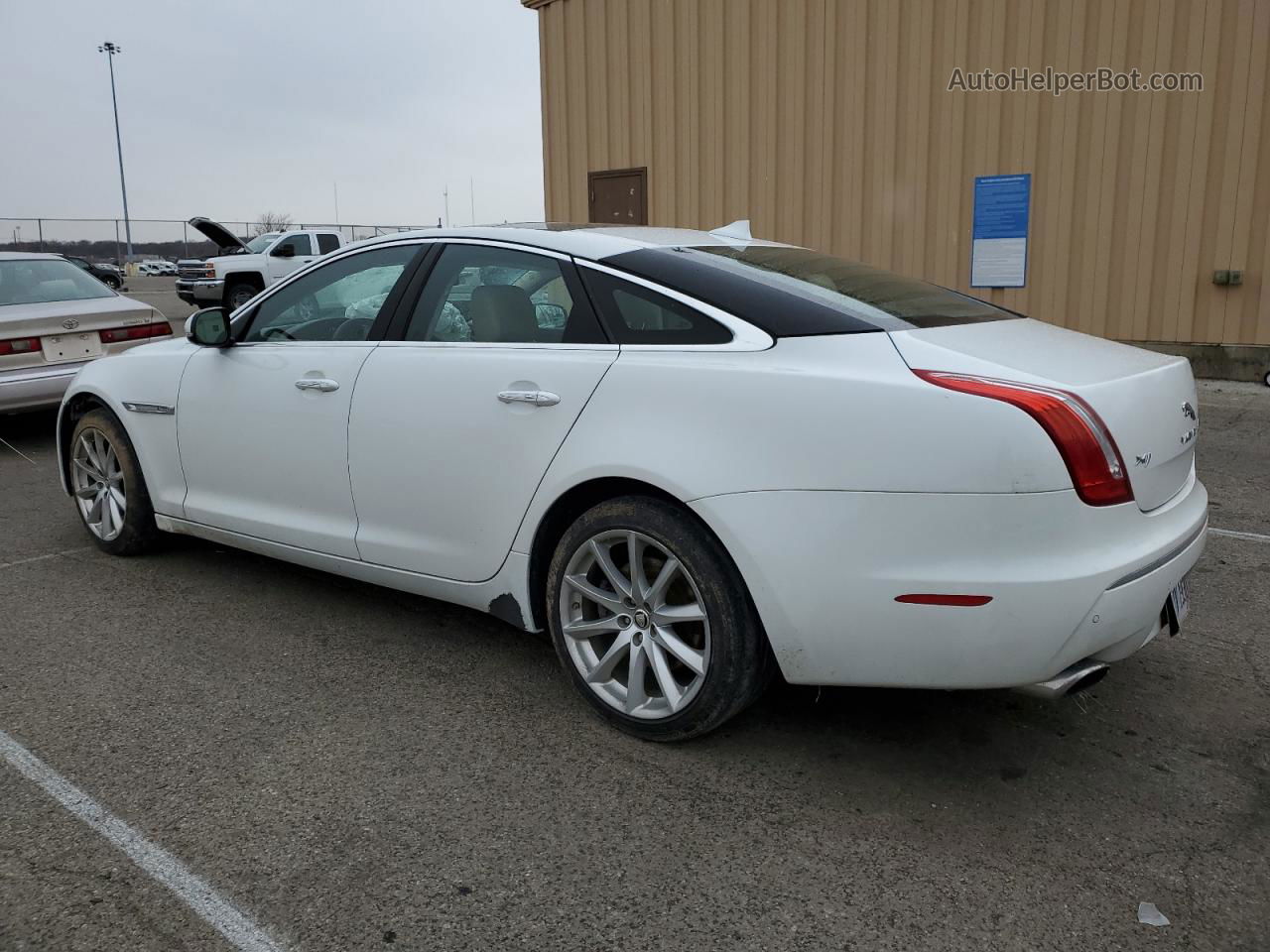 2013 Jaguar Xj  White vin: SAJWJ1CD5D8V42165