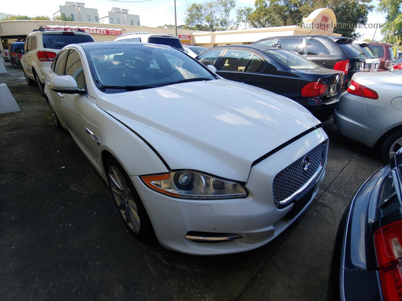 2013 Jaguar Xj White vin: SAJWJ1CD7D8V49599