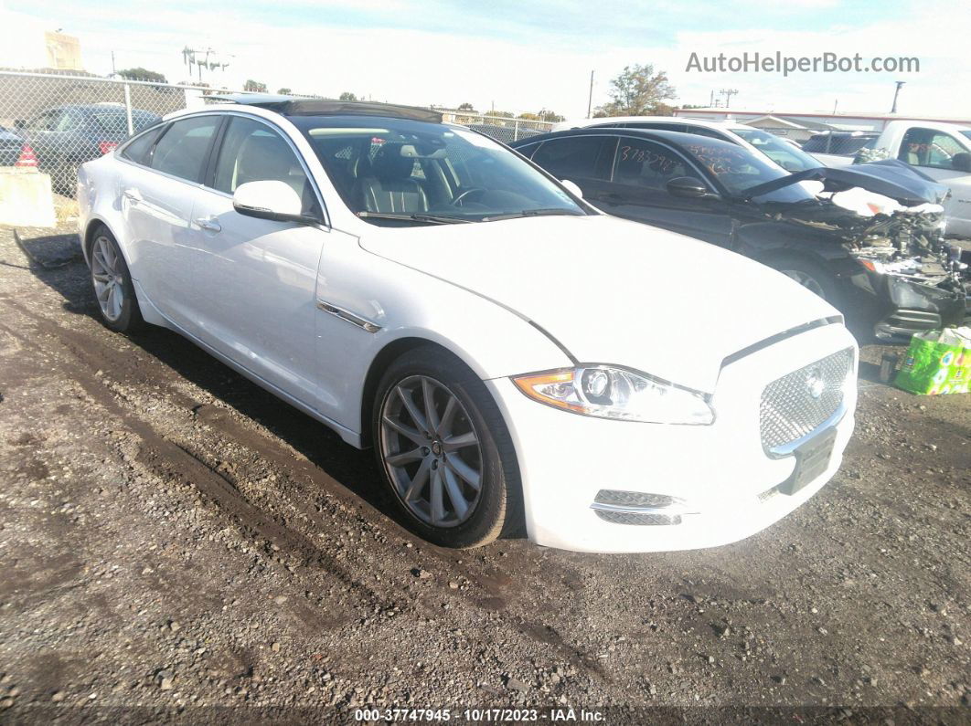 2013 Jaguar Xj   White vin: SAJWJ1CD7D8V56102