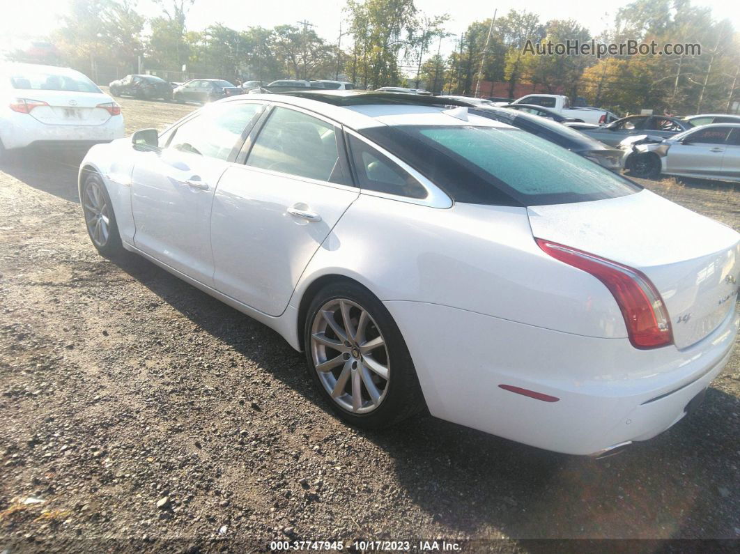 2013 Jaguar Xj   White vin: SAJWJ1CD7D8V56102