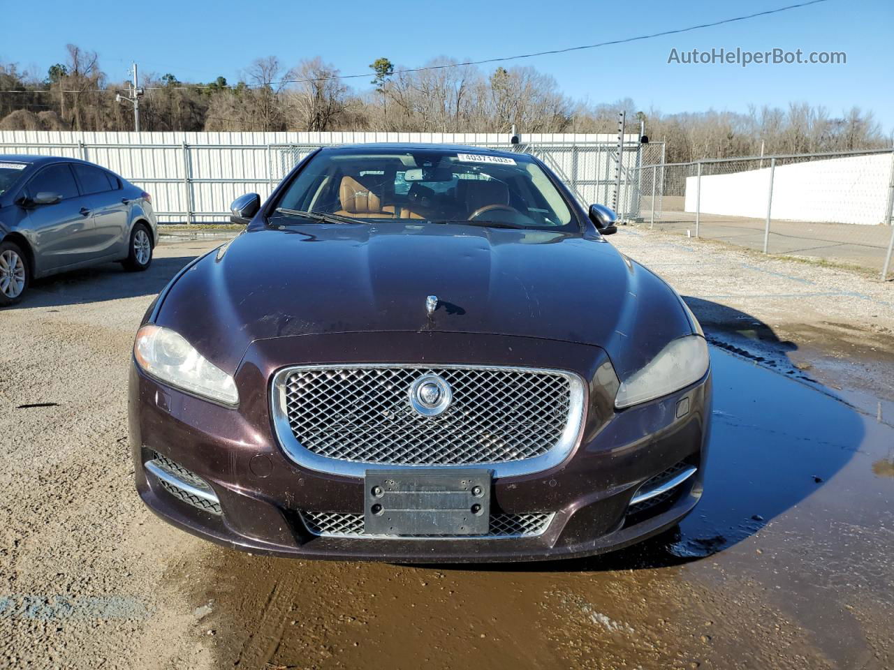 2013 Jaguar Xjl Portfolio Burgundy vin: SAJWJ2GD0D8V42171