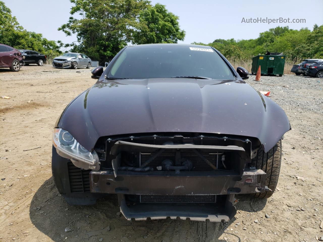 2013 Jaguar Xjl Portfolio Burgundy vin: SAJWJ2GD0D8V45412