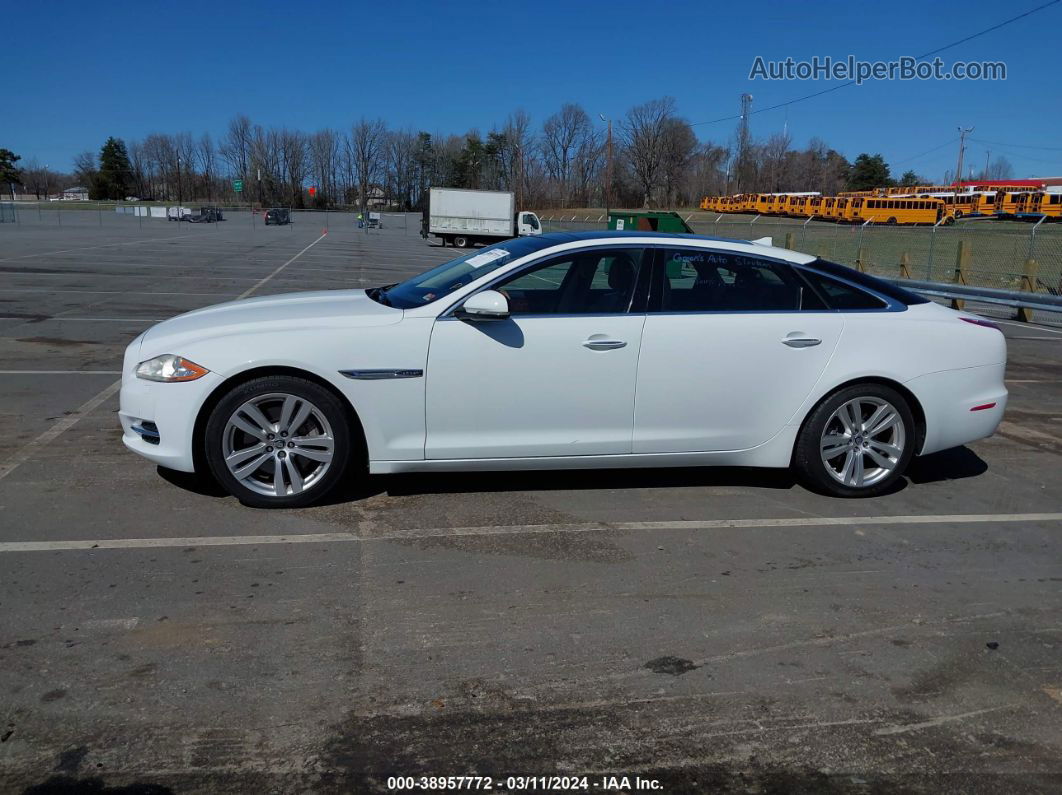 2013 Jaguar Xj Xjl Portfolio White vin: SAJWJ2GD0D8V45877