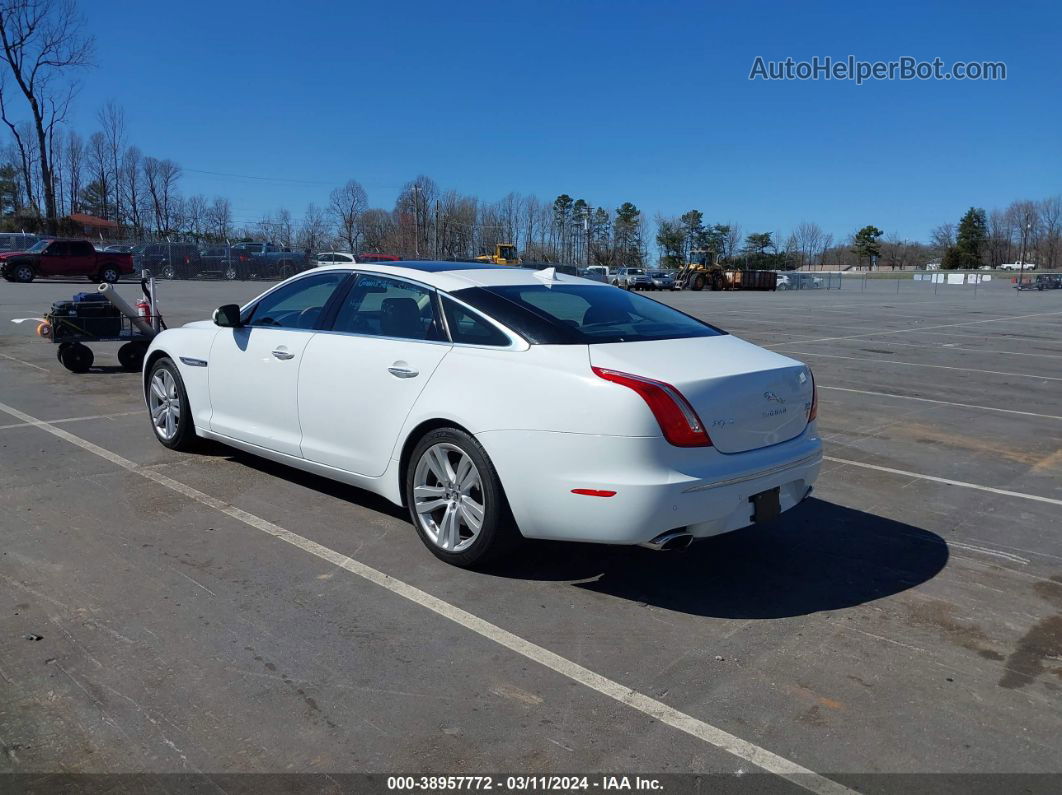 2013 Jaguar Xj Xjl Portfolio White vin: SAJWJ2GD0D8V45877