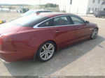 2013 Jaguar Xj Xjl Portfolio Maroon vin: SAJWJ2GD0D8V47306