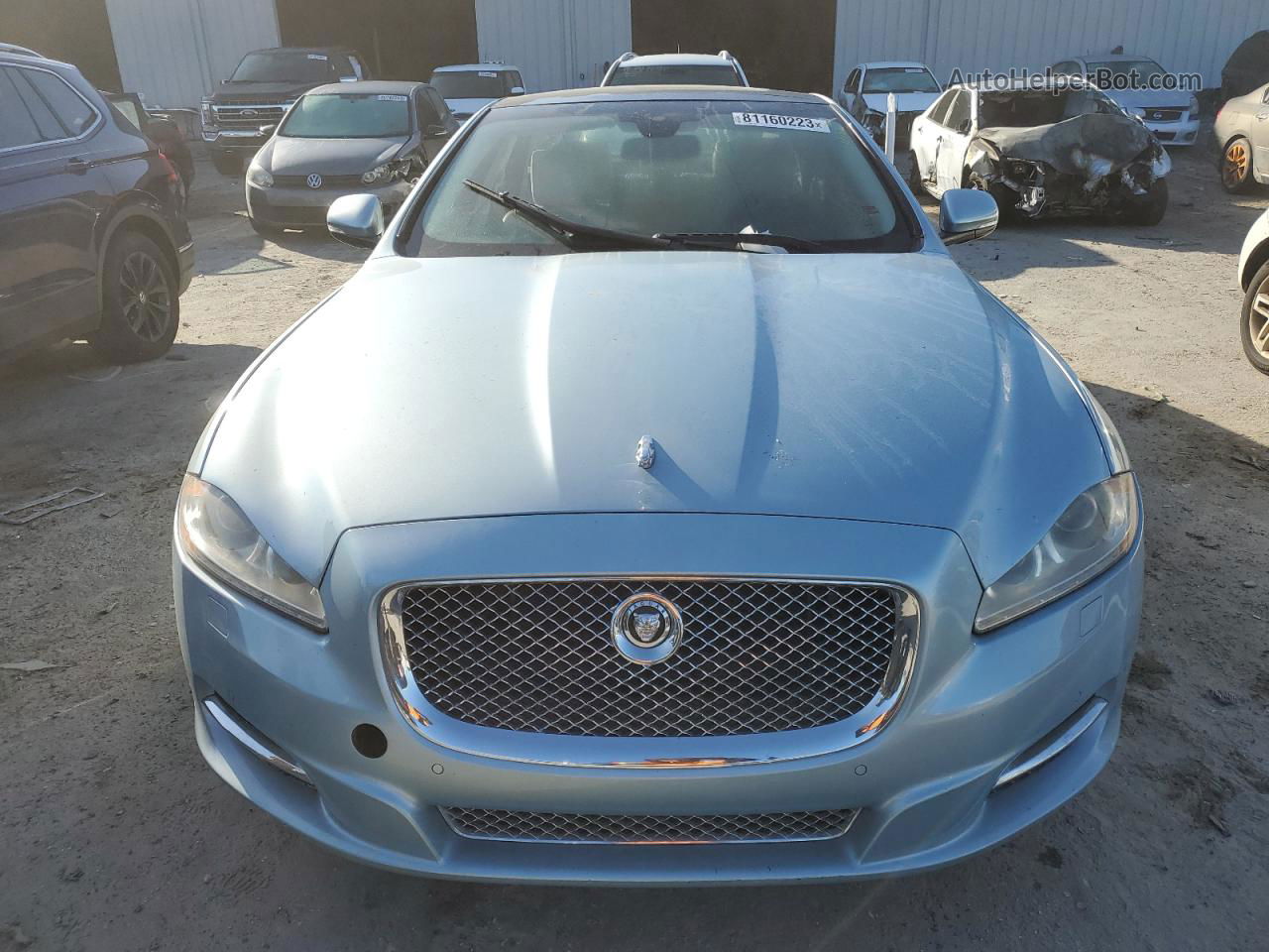 2013 Jaguar Xjl Portfolio Blue vin: SAJWJ2GD1D8V54412