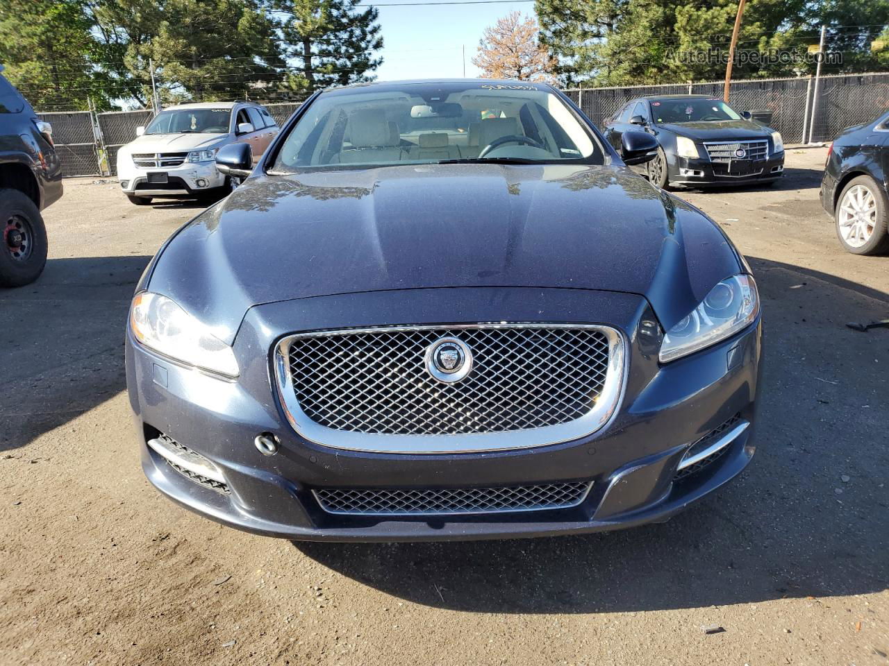 2013 Jaguar Xjl Portfolio Синий vin: SAJWJ2GD2D8V47808