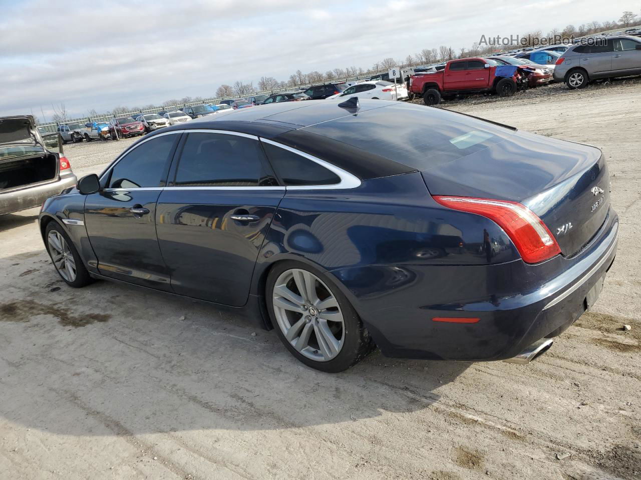 2013 Jaguar Xjl Portfolio Blue vin: SAJWJ2GD2D8V48151